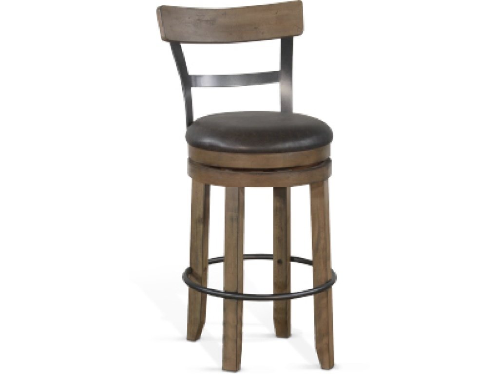 30"H Swivel Barstool Cushion Seat