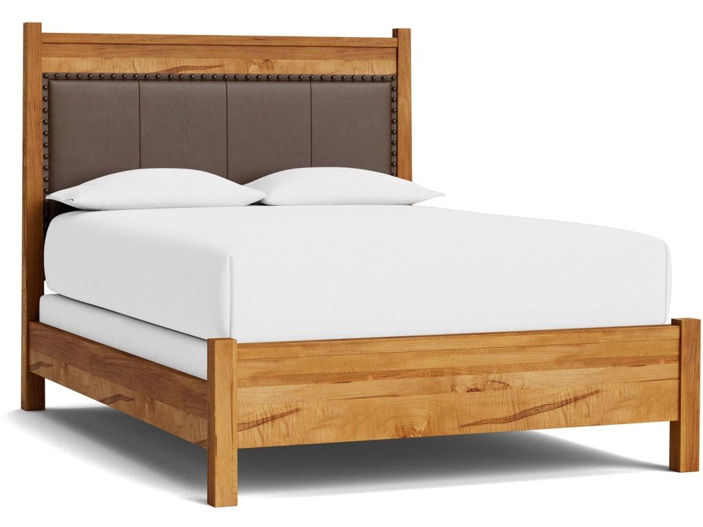 Heritage Leather Upholstered Bed