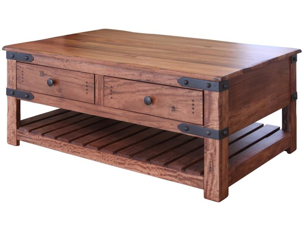 4 Drawer Cocktail Table