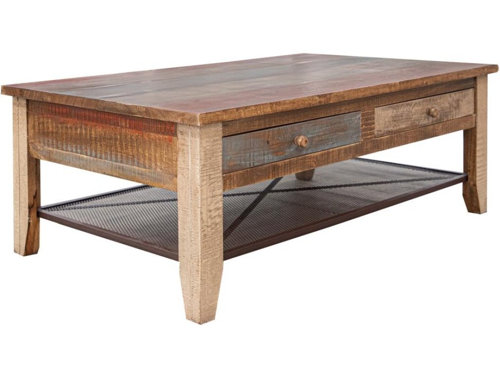 4 Drawer Cocktail Table