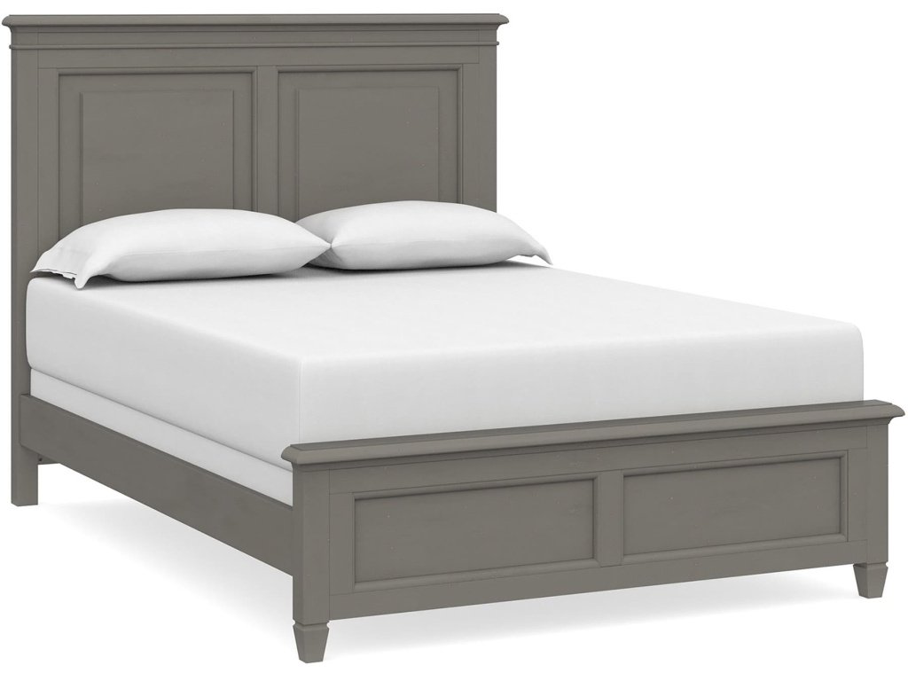 Shoreline Ocean Grey Panel Bed
