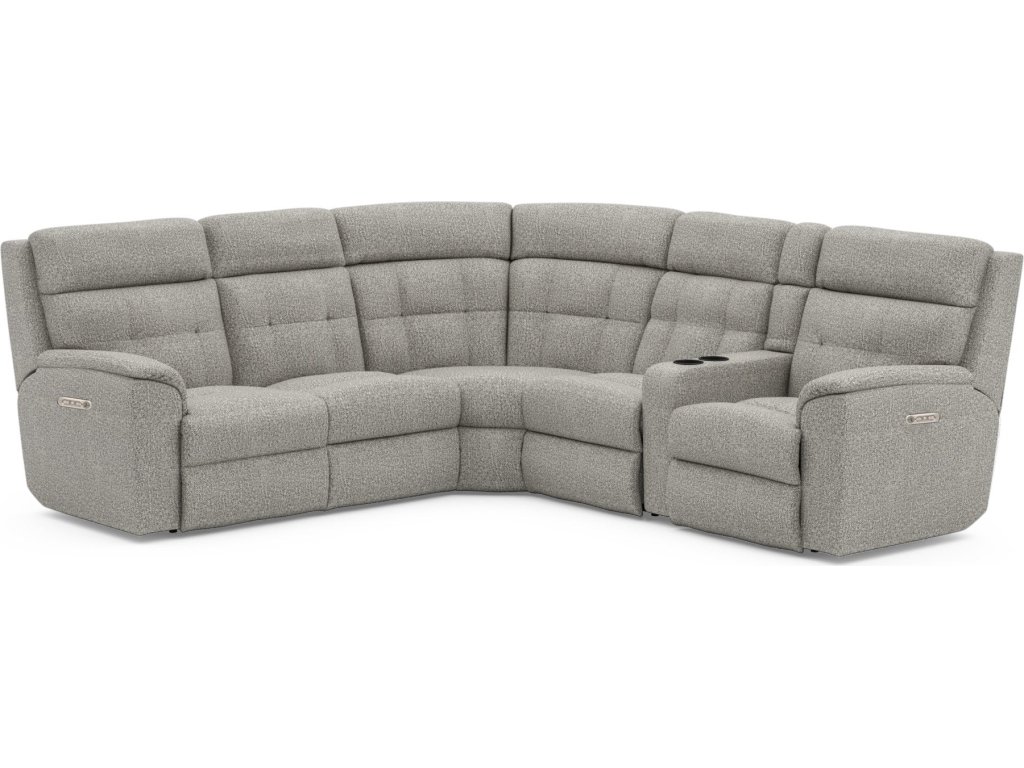 Mason Fabric Power Reclining Sectional with Power Headrests
