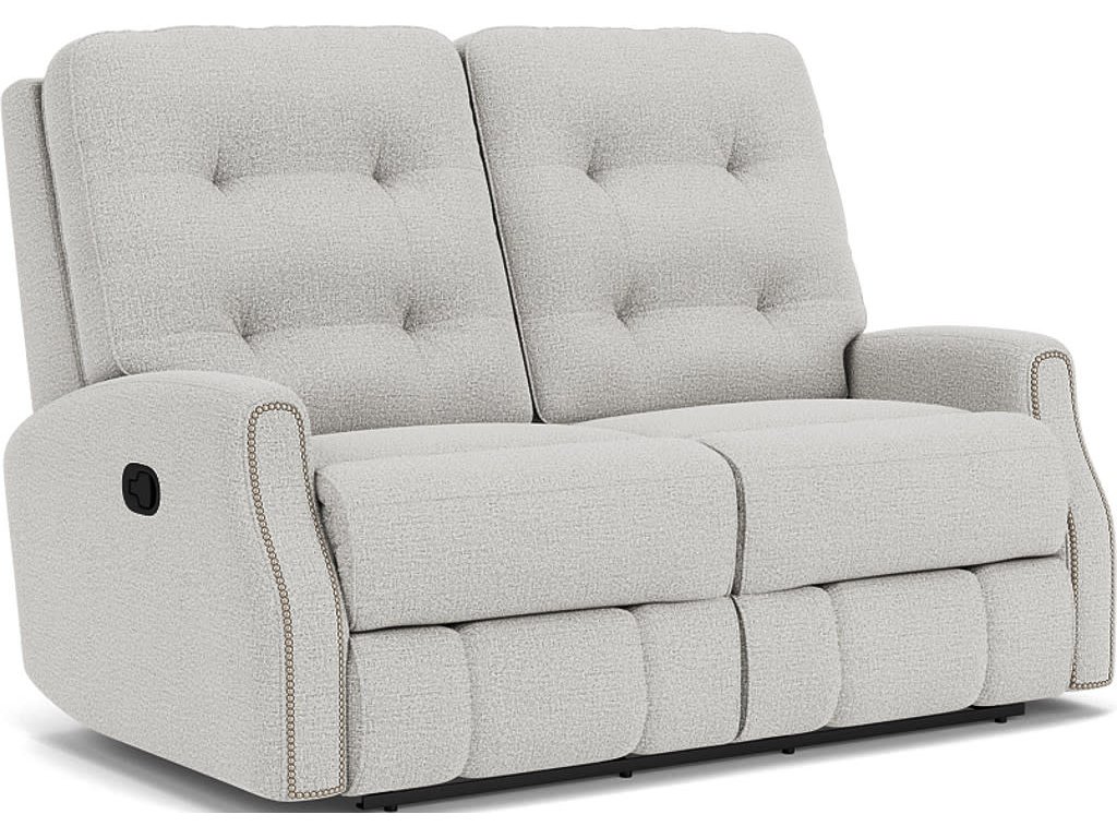 Devon Fabric Reclining Loveseat