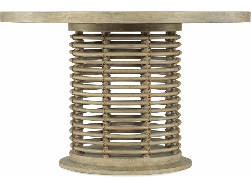 Surfrider 48in Rattan Round Dining Table