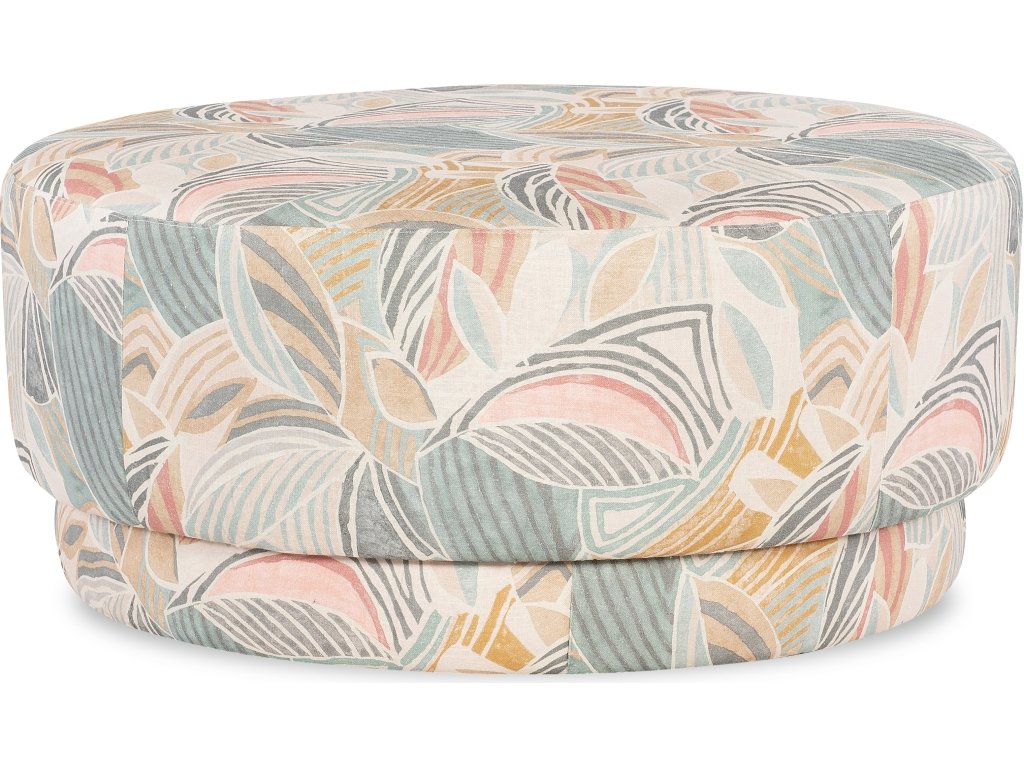Silas Large Round Ottoman