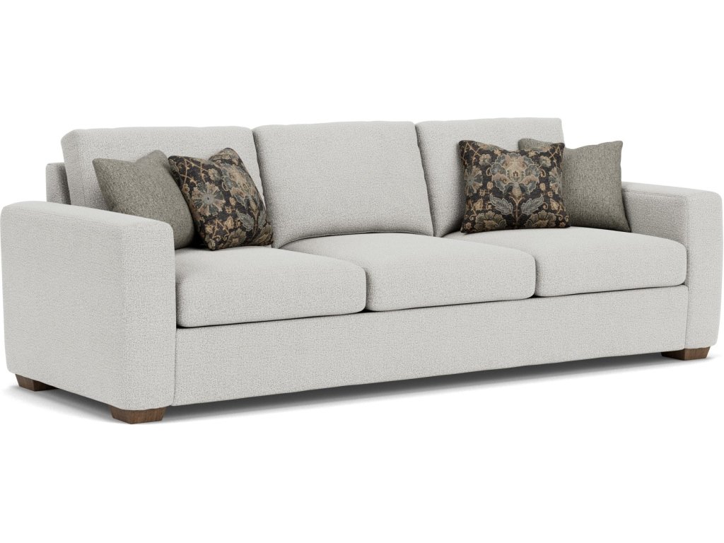Collins Fabric Large Three-Cushion Sofa