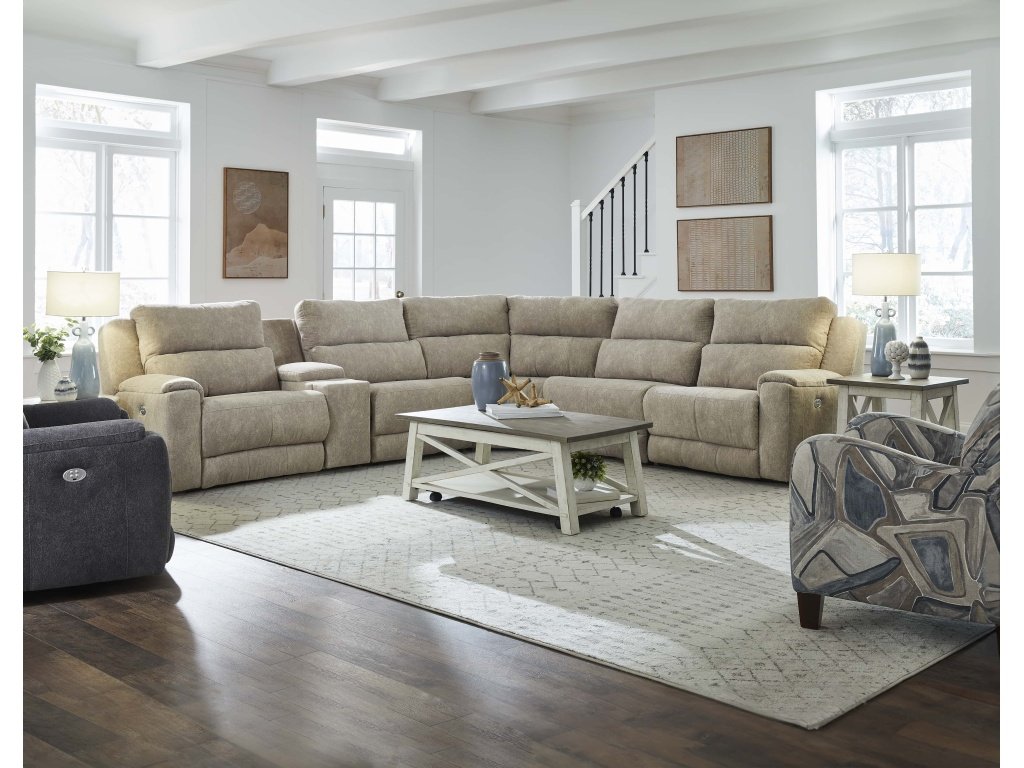 Power Headrest Armless Recliner