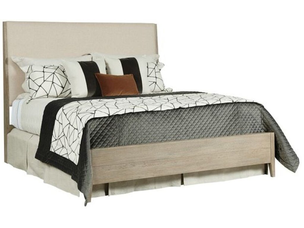 Incline Fabric Cal King Bed Medium Ftbd - Complete
