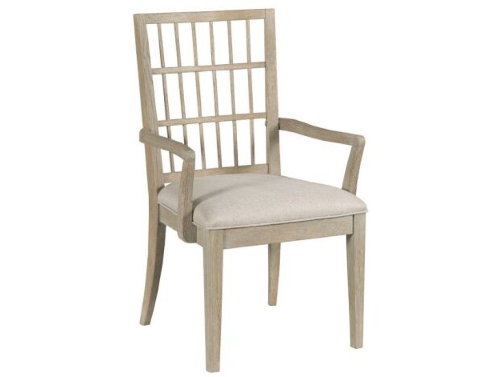 Symmetry Fabric Arm Chair
