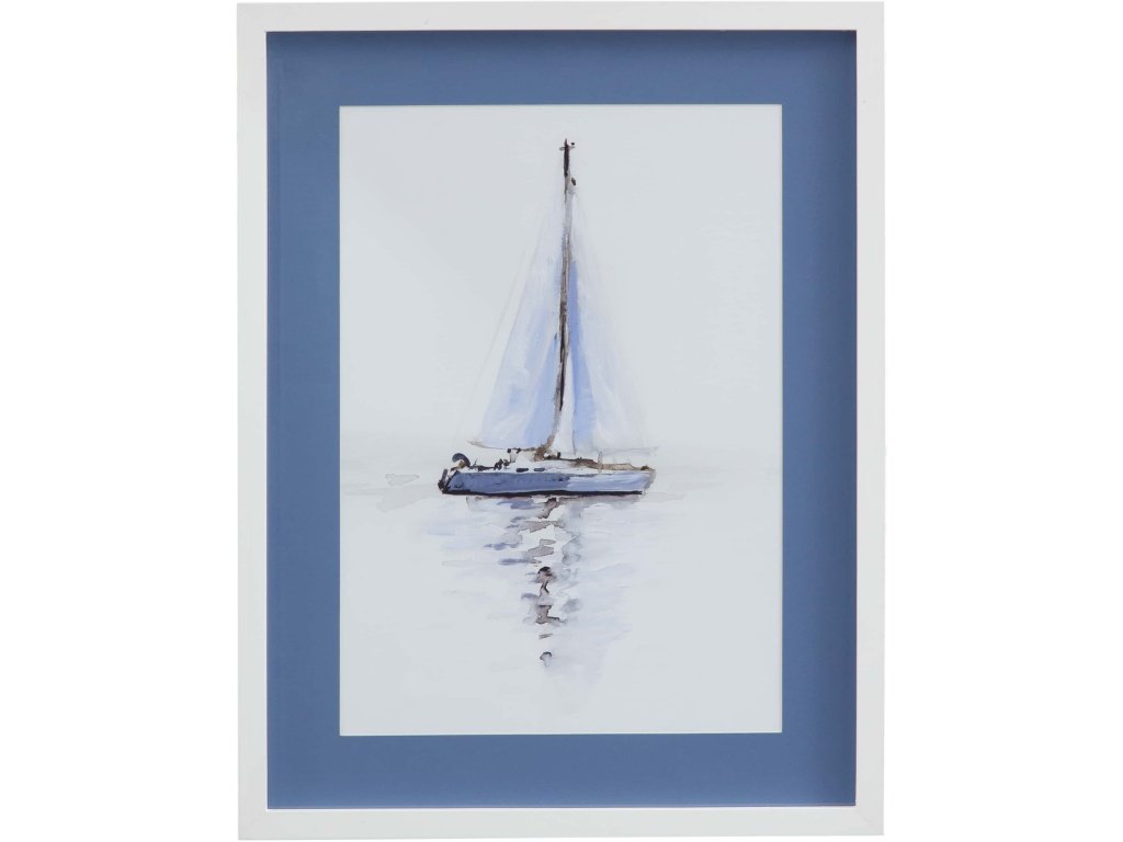 Mirrored Sailboat I