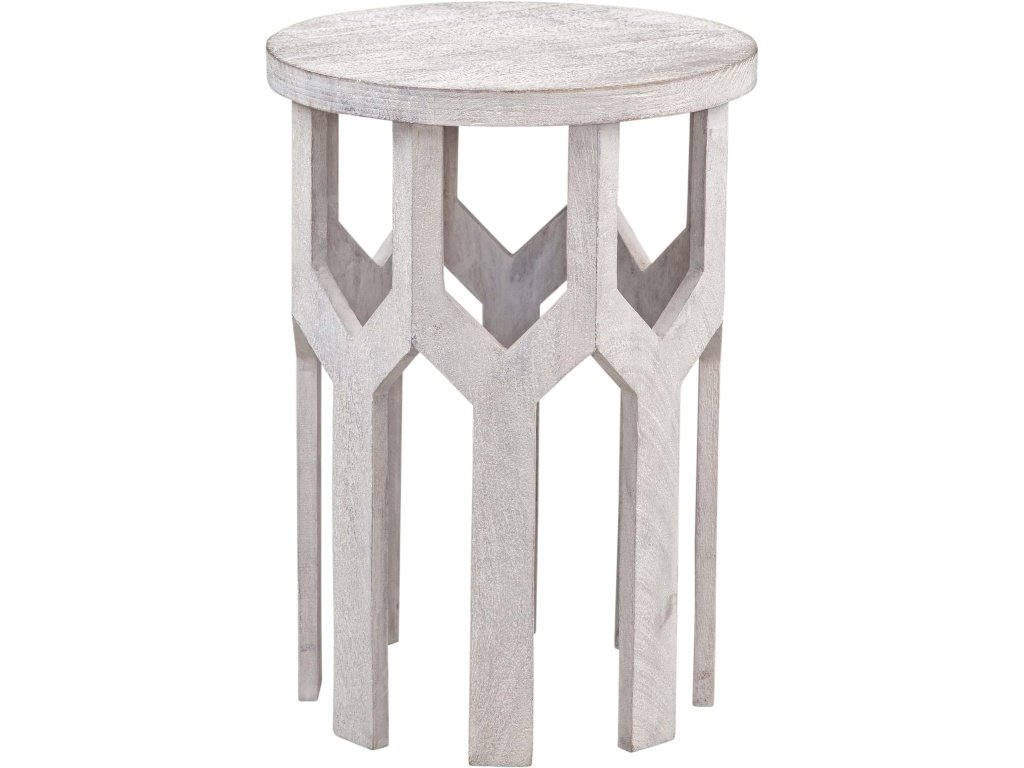 Lloyd White Accent Table