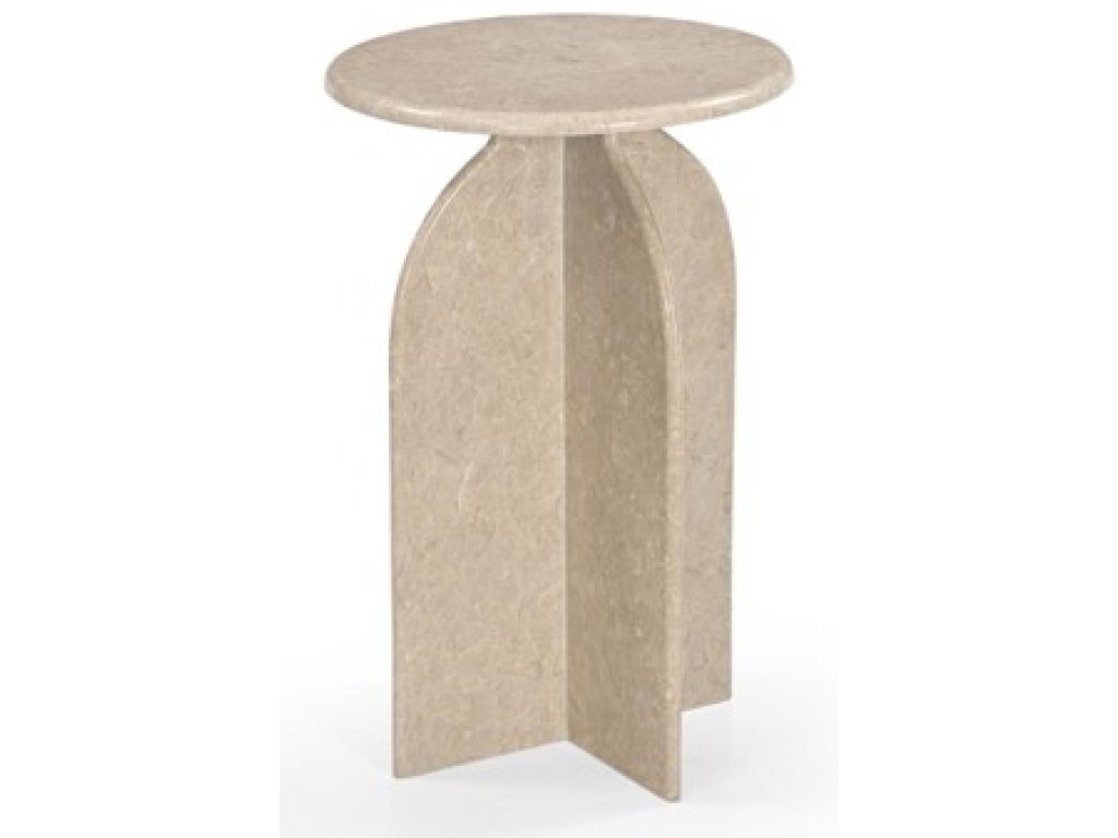 Abbey Feather Accent Table
