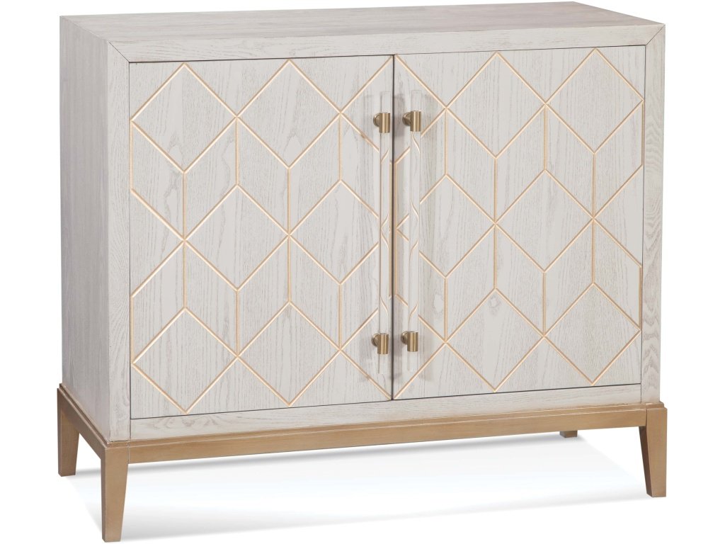 Perrine White Bar Cabinet