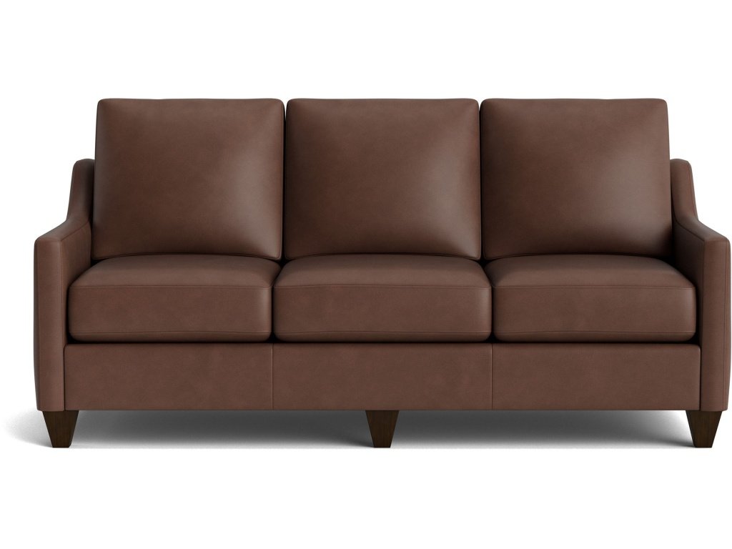 True Custom™ Leather Slope Arm Sofa