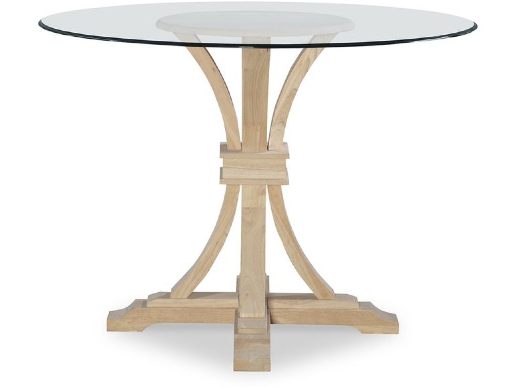 36" Flair Pedestal Base for Glass Top