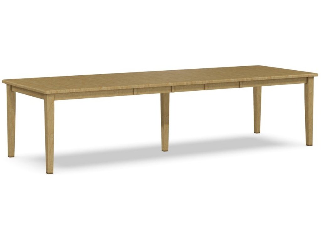 Farmhouse Large Extension Table Top w/ Shaker Legs (Set of 5)