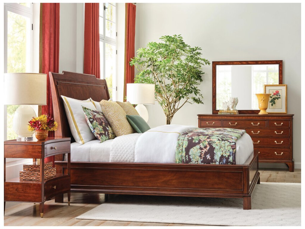 Helmuth Queen Sleigh Bed - Complete