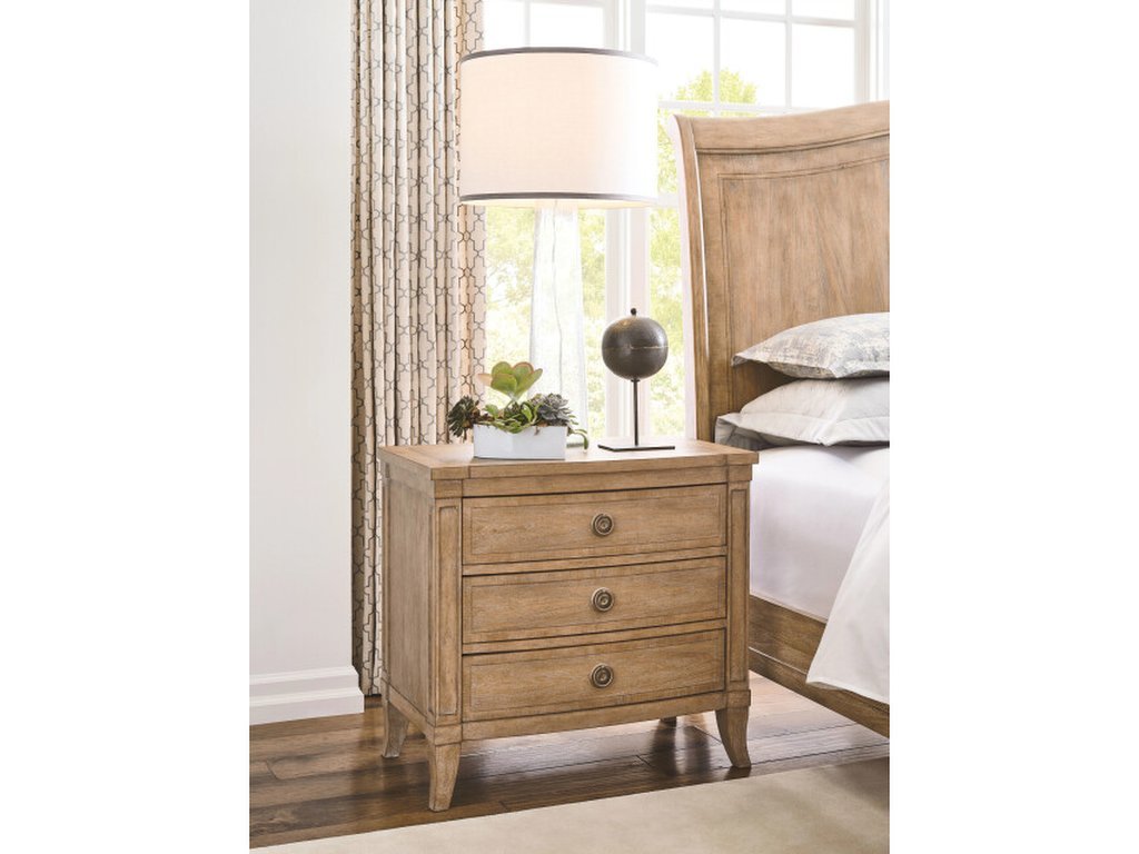 Chastain Three Drawer Nightstand