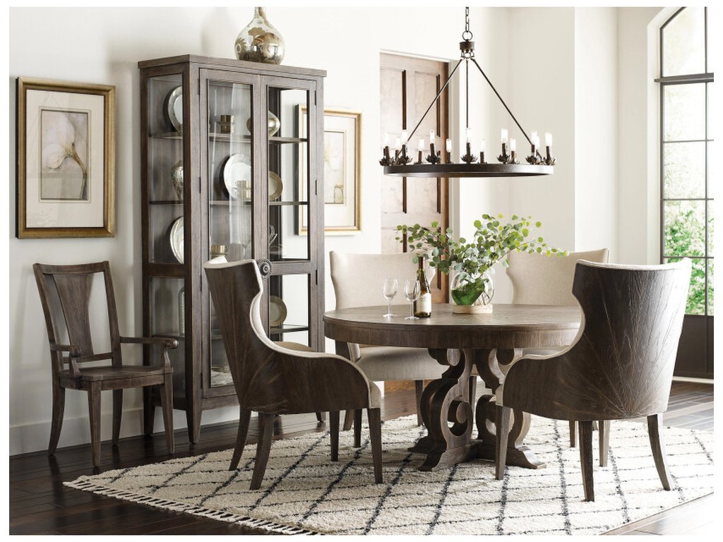 Ellsworth Round Dining Table Complete