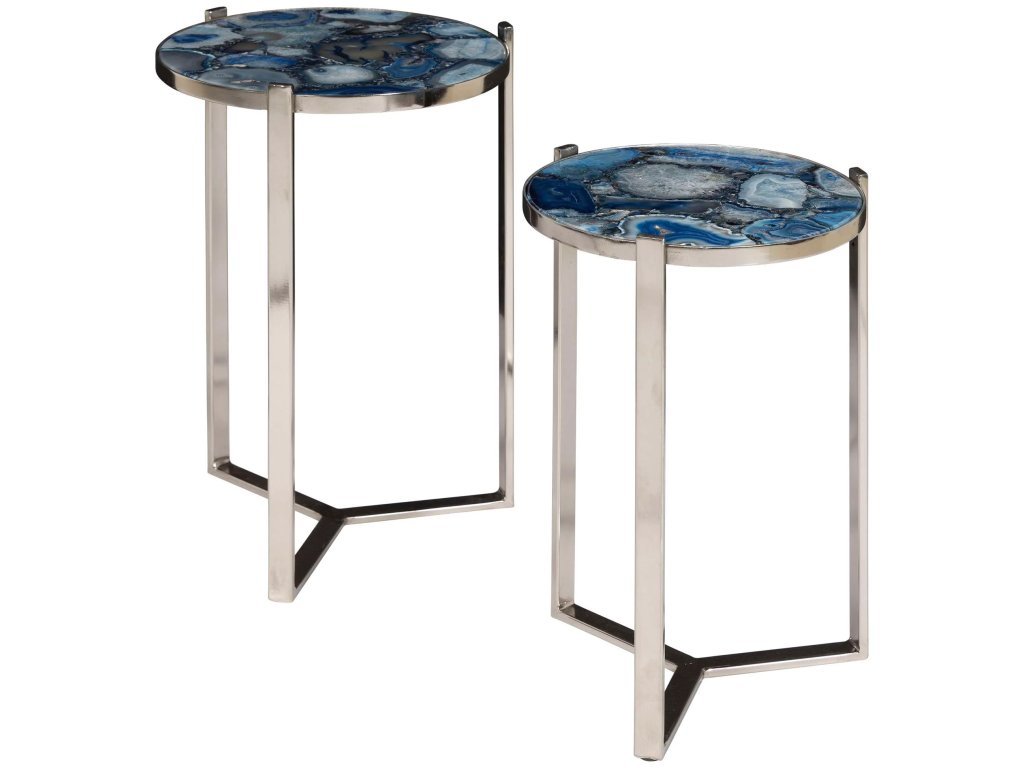 Blue Agate Nesting Tables