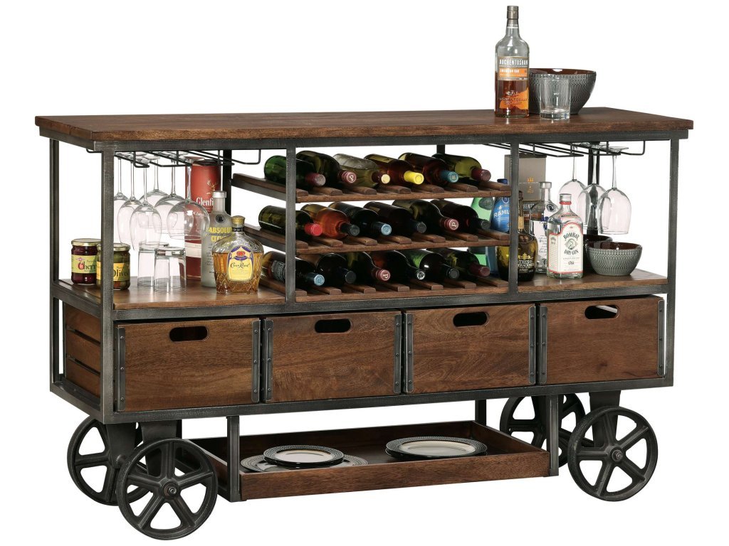 Budge Wine And Bar Cart