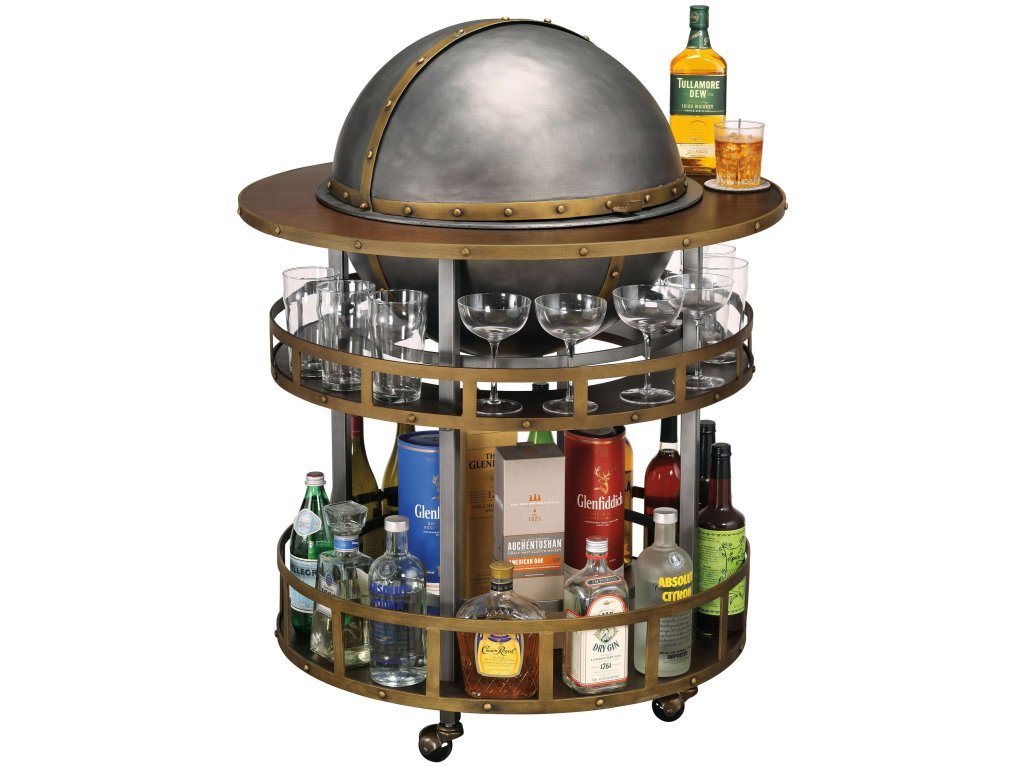Globe Bar Cart