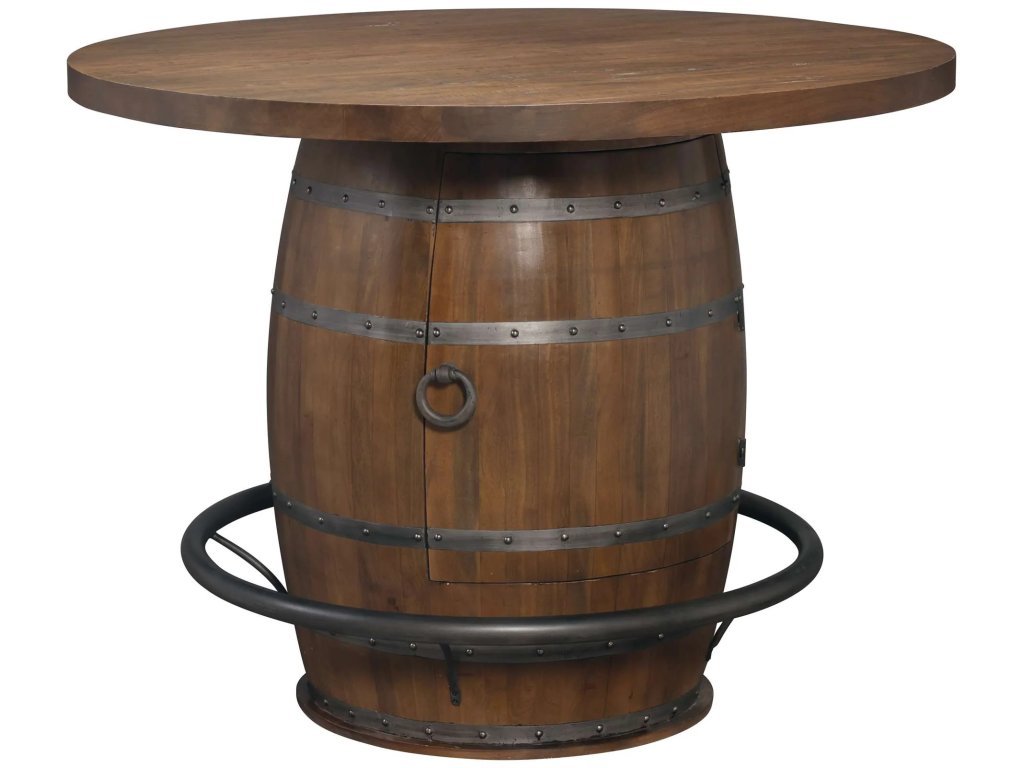 Whiskey Barrel Pub Table