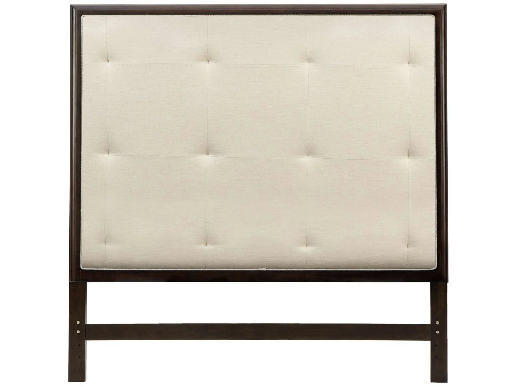 King Squared Headboard With Tufting