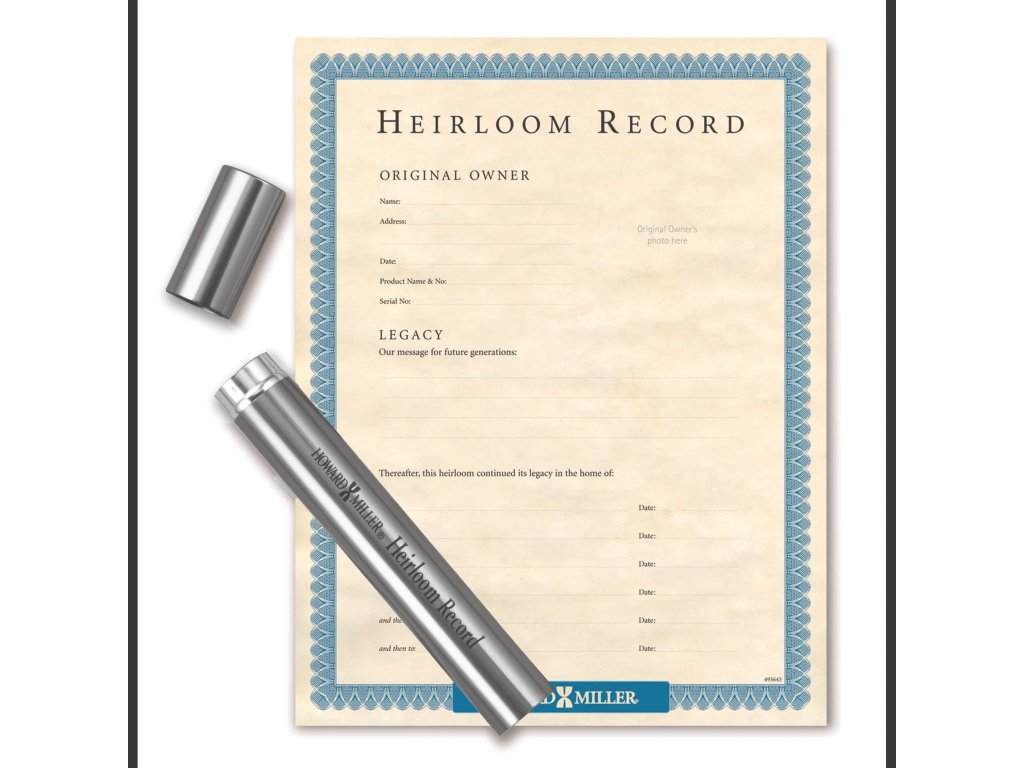 Nickel Tube & Heirloom Document