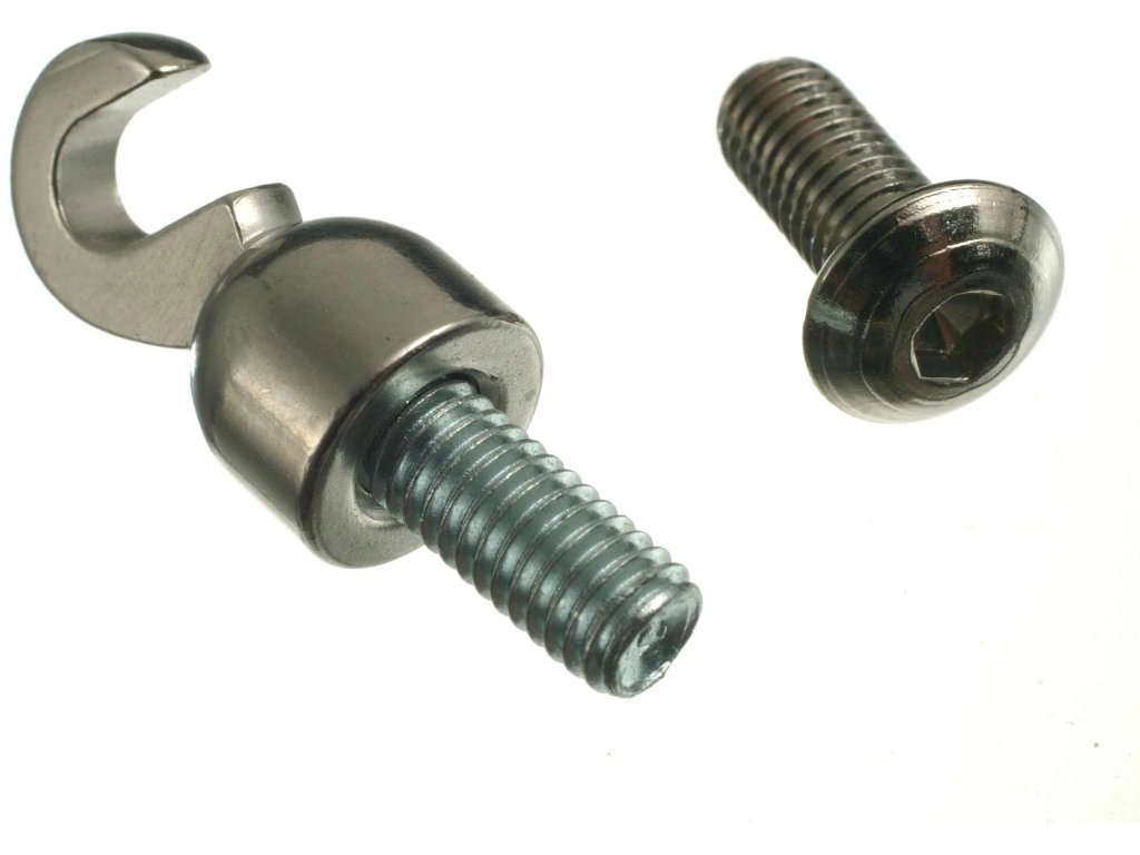 Weight Hook & Screw. Nickel