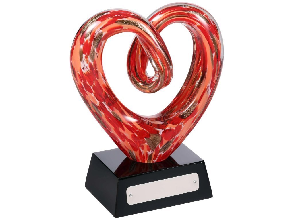 Infinity Heart Keepsake With Base