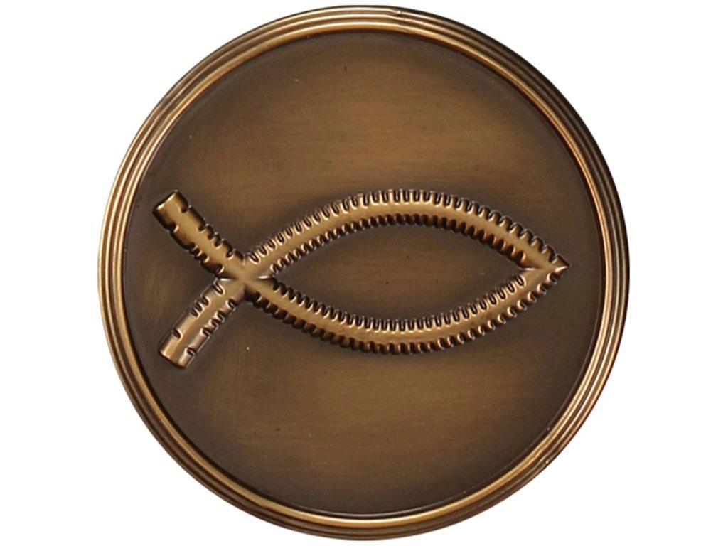 Christ Fish Memorial Medal