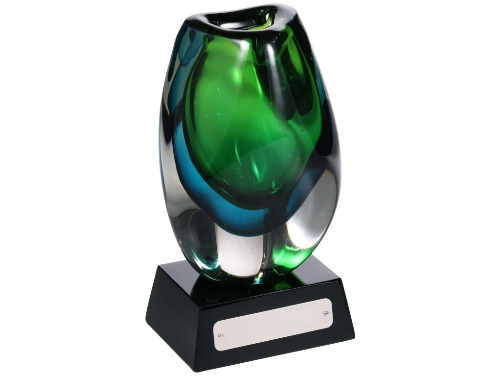 Green Emerald Vase With Base