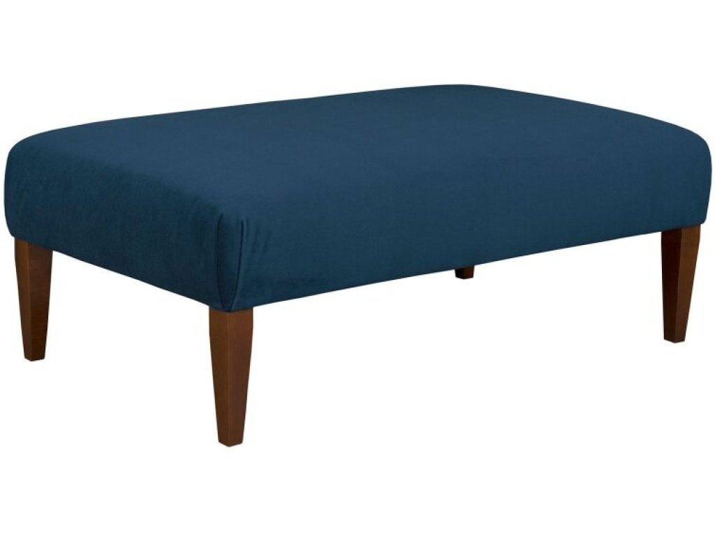 Large Cocktail Ottoman-Tapered Leg