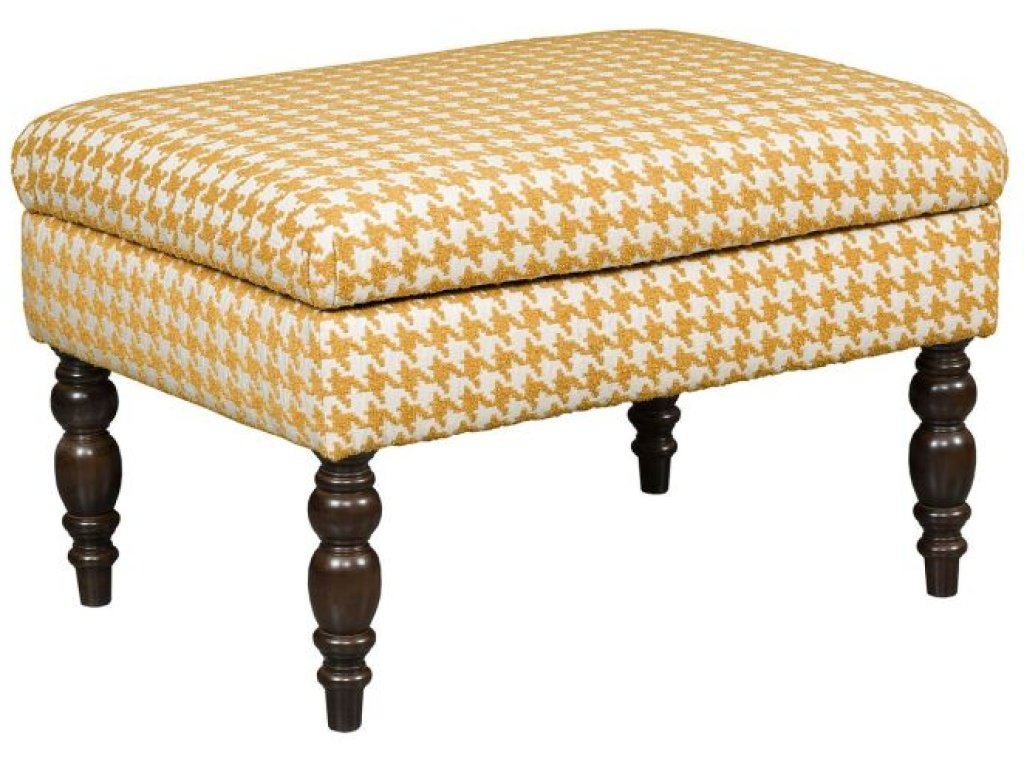 Small Cocktail Ottoman-Turned Leg