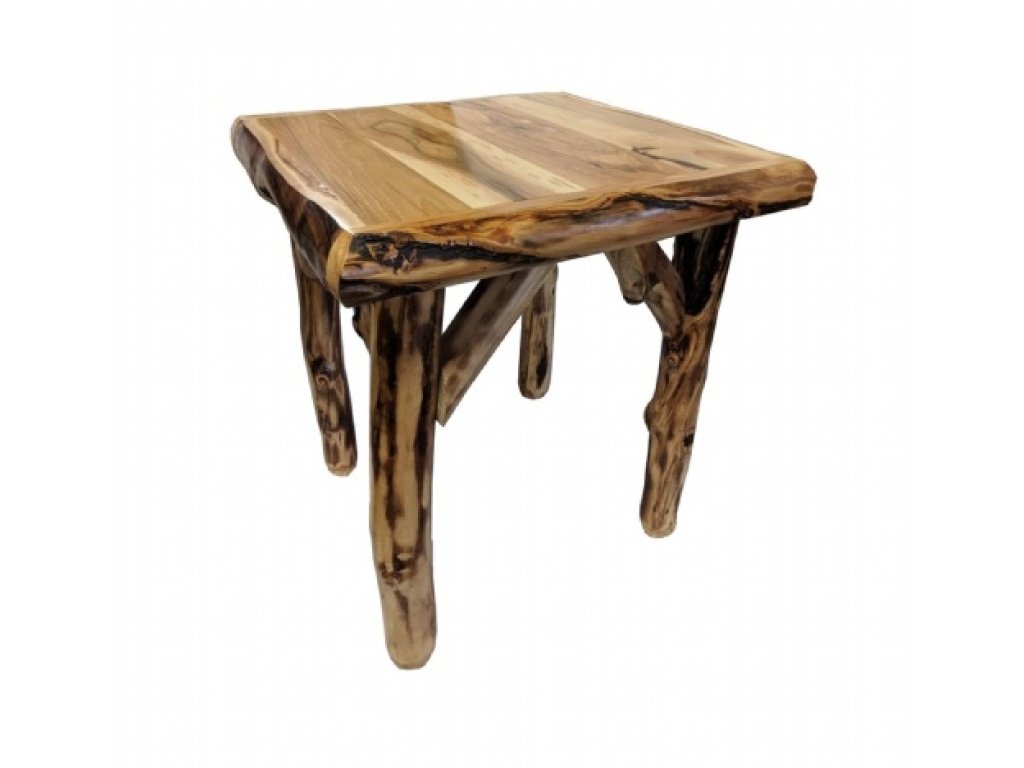 Amish End Table - Oak / Aspen