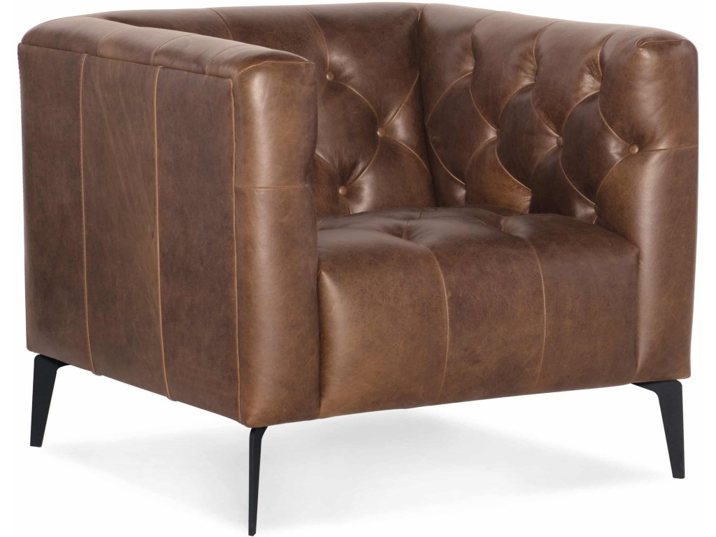 Nicolla Leather Stationary Chair