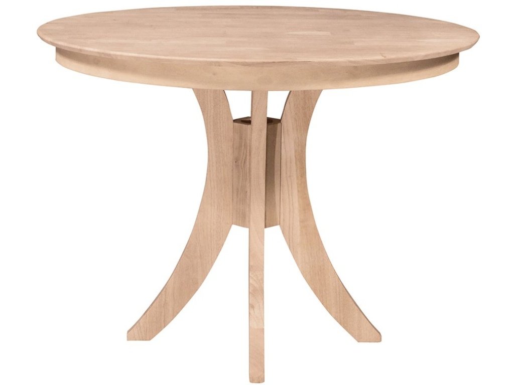 Sienna Round Solid Table Top w/ 36" Sienna Pedestal Base