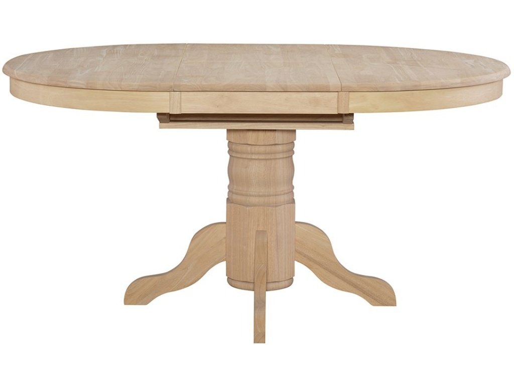 42" Extension Butterfly Leaf Table Top w/ 30" H Turned Pedestal