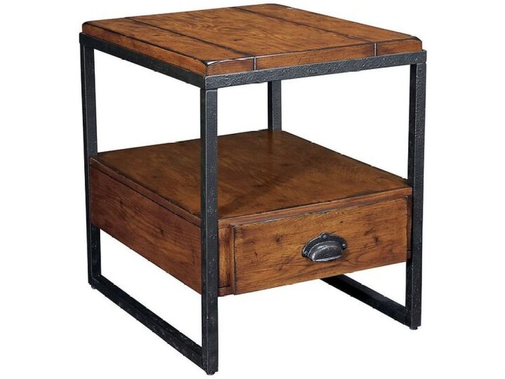 Rectangular Drawer End Table