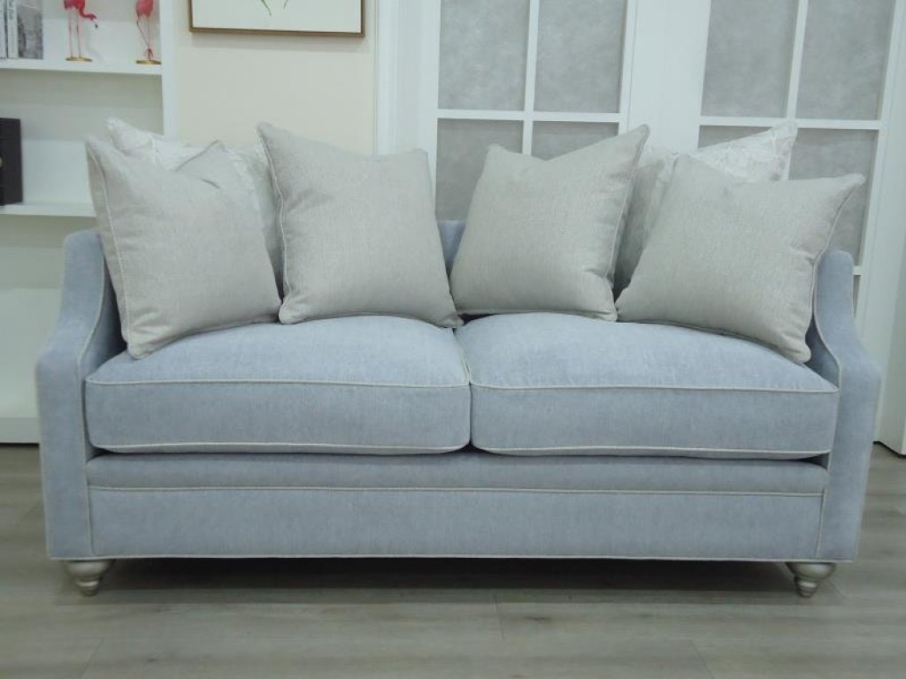 Silver Loveseat