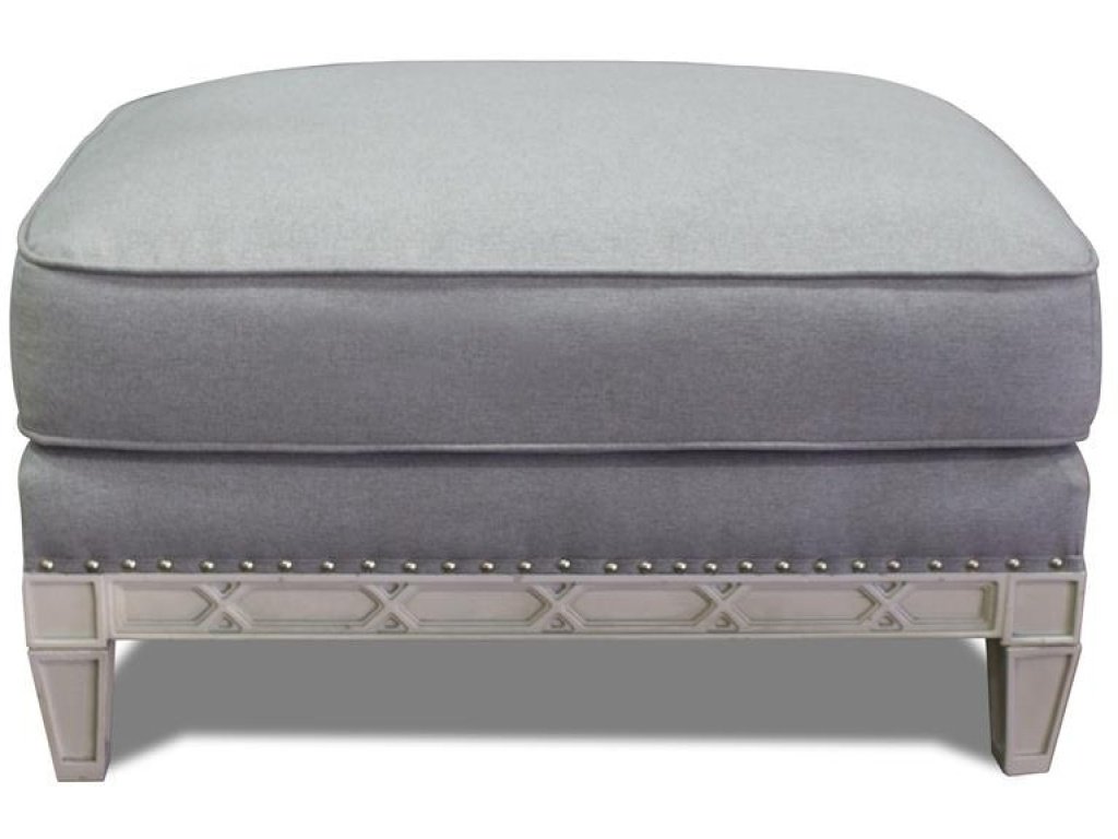 Pewter Ottoman