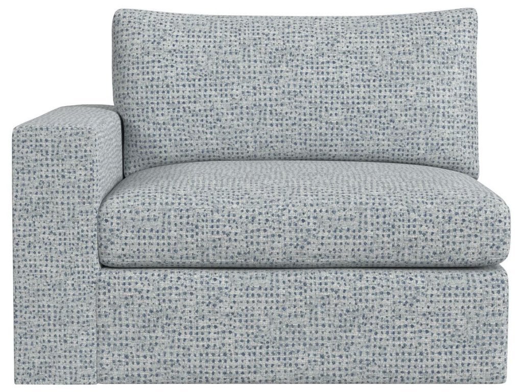 Great Plains Sofa, Left Arm Facing - Dashing Blue