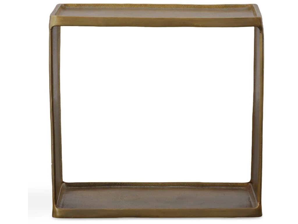 Derwent Side Table, Antique Brass
