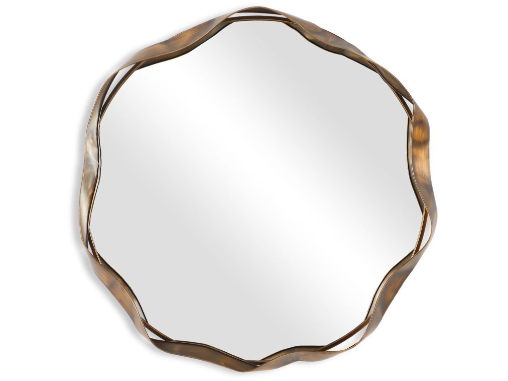 Catch The Wave Round Mirror