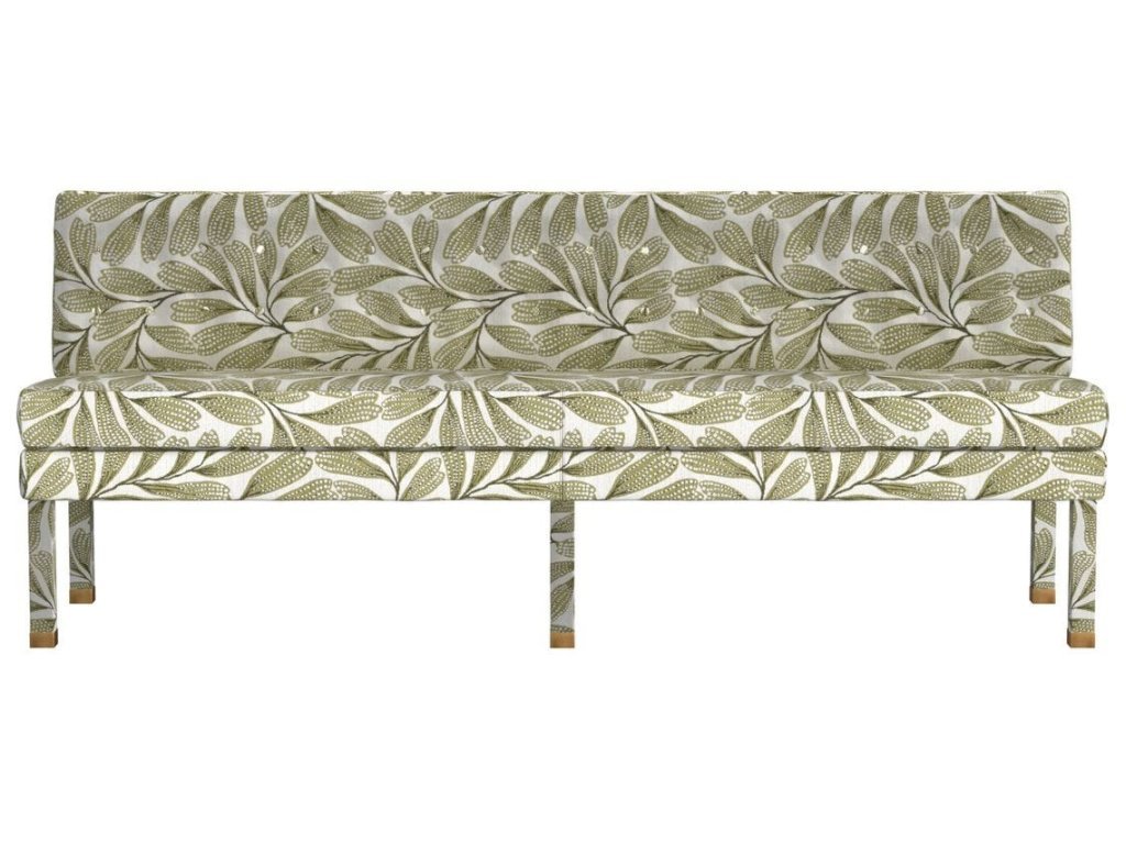 Approach The Bench Banquette, 84" - Hedge Green