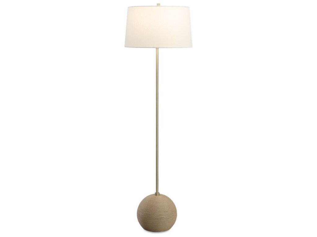 Captiva Floor Lamp, Brass