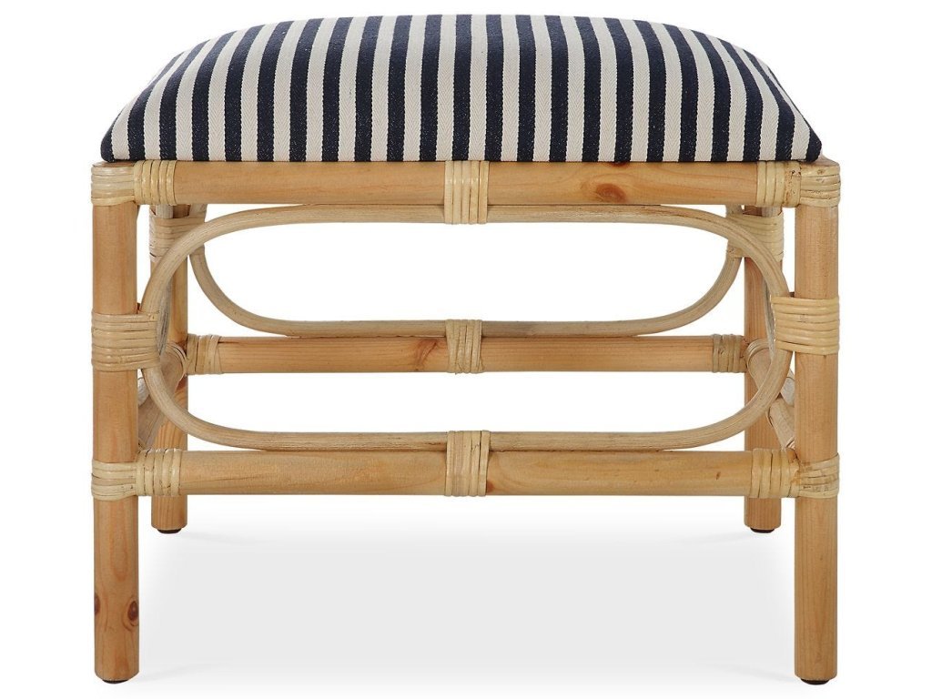 Laguna Small Bench, Striped