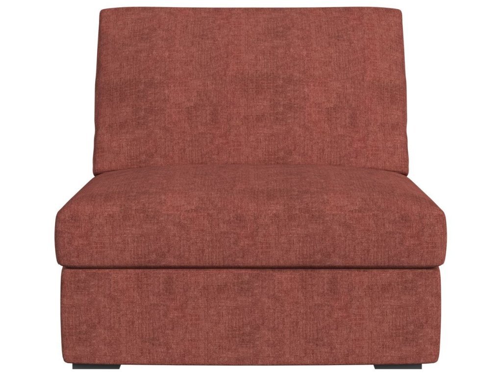 Luxe Sofa, Armless - Vintage Tea Rose