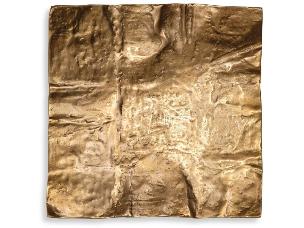 Archive Metal Wall Decor, Brass